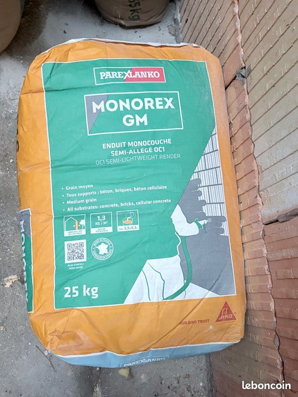Crépi Monorex 25kg G16 (image 1)