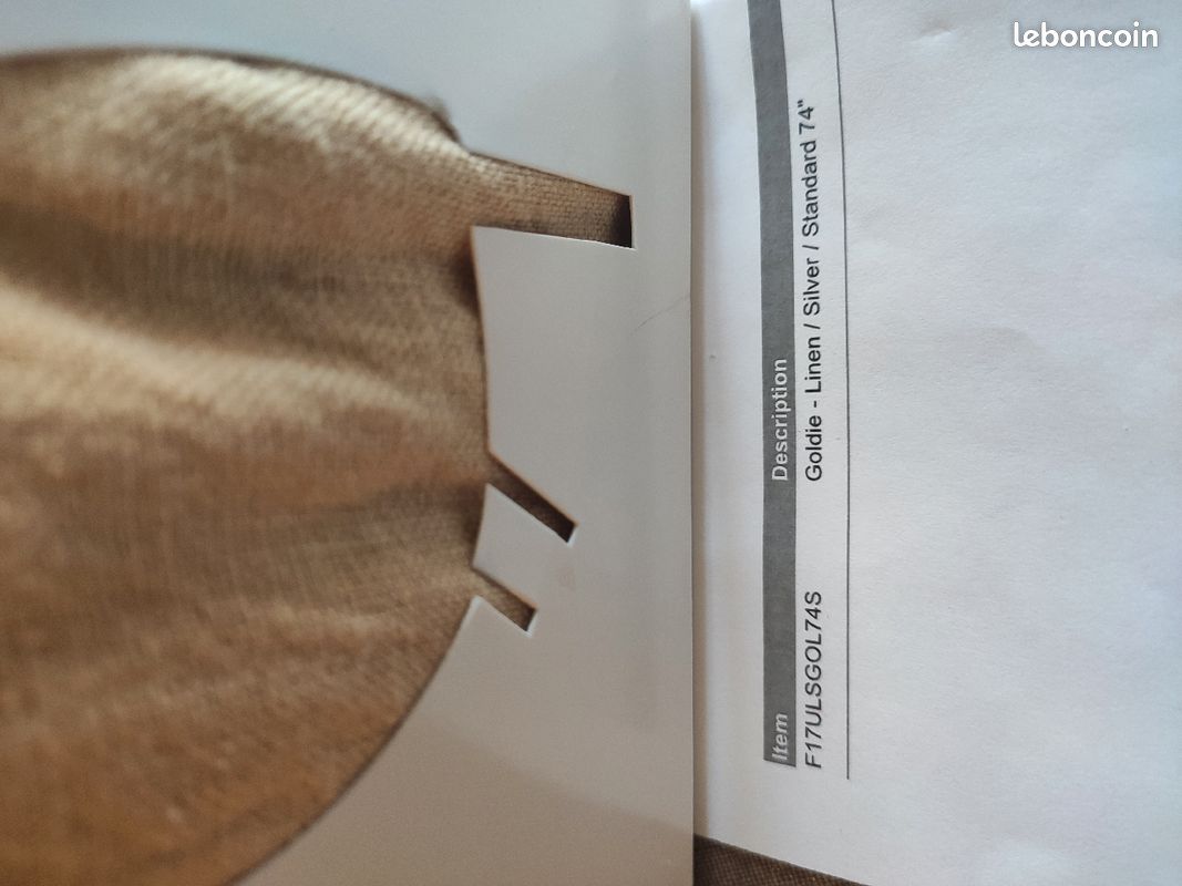 écharpe de portage Wildbird en lin bio goldie (image 3)