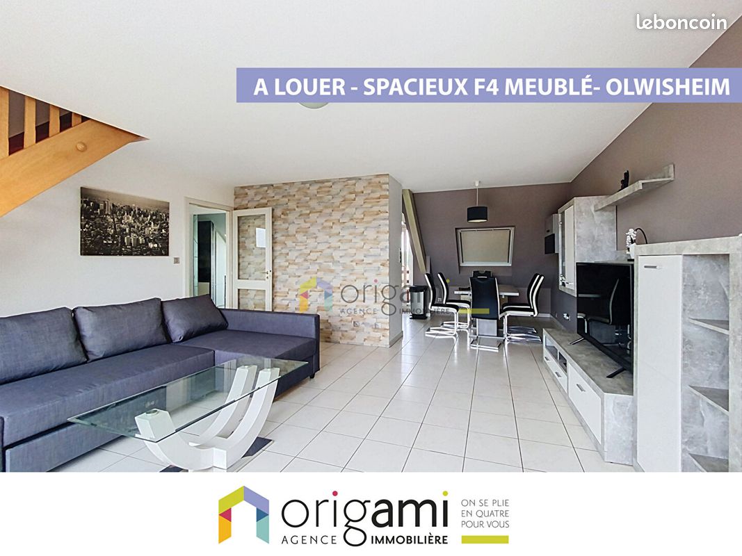 Appartement 4 pièces 92 m² · à Olwisheim · 92 m² · 1 020 €/mois