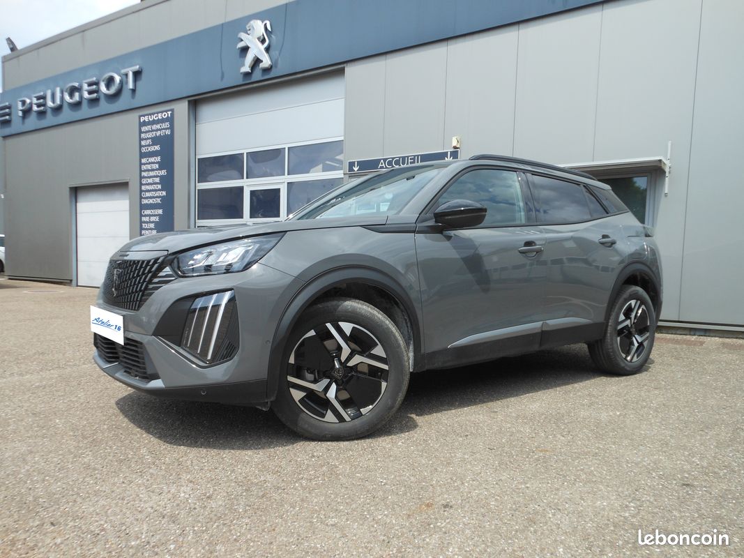 Peugeot 2008 allure 145 Ch BVA gris selenium avec pack NAV/VISION & DRIVE ASSIST + (garantie constructeur) (image 1)