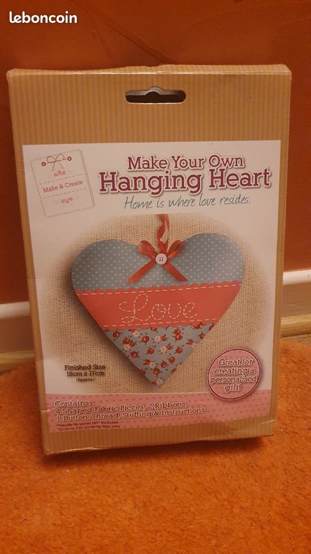 Jeu kit de couture Heart/cœur en anglais- Neuf (image 1)