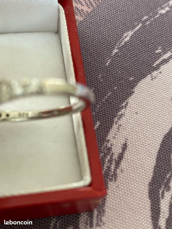 Bague zirconium argent (image 8)