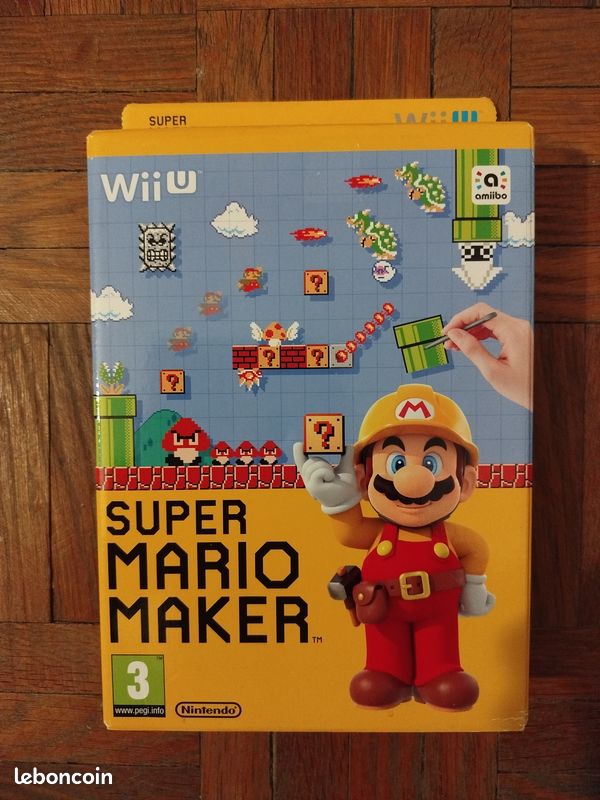 Jeu Super Mario Maker Pour Nintendo Wii U, Version PAL Française - Neuf Sous Blister.