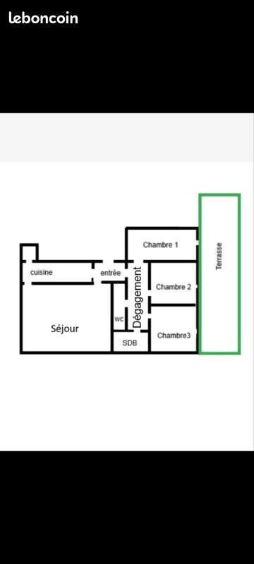 Appartement 4 pièces 77 m² · à Lormont · 77 m² · 149 000 €