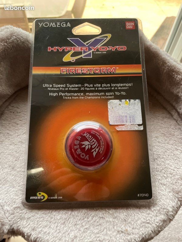 Hyper Yo-yo Yomega Bandai 1998 firestorm vintage rare neuf sous