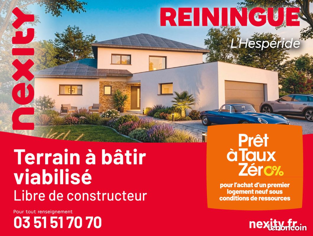 Terrain constructible de 955 m2 à Reiningue · 175 000 €