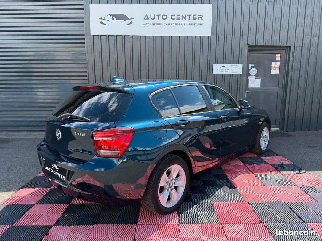 Bmw 118d 143cv pack sport boite automatique zf8 5 porte 192000 klm 12 mois garantie / start and stop / camera de recule / siege chauffant / feux de route auto / gps europe / jante alu .... / (image 4)