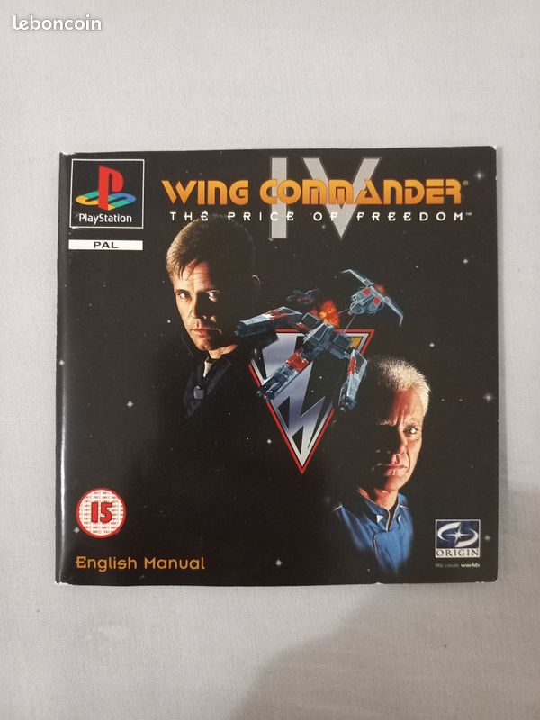 Jeu Wing Commander 4 - PlayStation 1 PS1 - Version Française - Très Bon état - Rétro Gaming