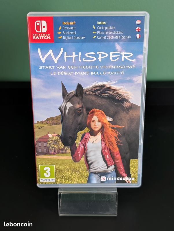 Jeu Nintendo Switch "Whisper : Le Début D'une Belle Amitié" - Version Complète, Très Bon état
