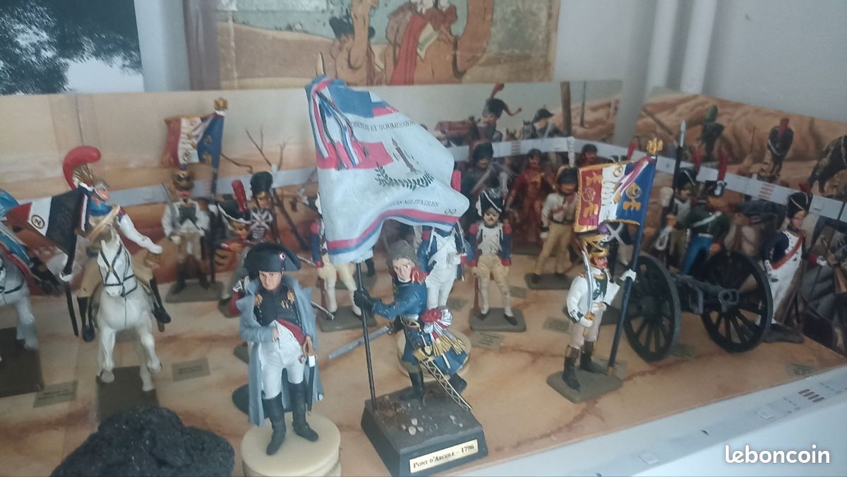 Lot 25 cavaliers + 30 soldats plombs Napoléon (image 4)