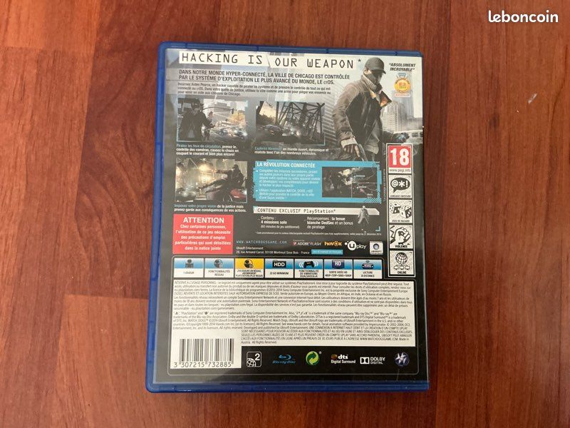 Watch Dogs jeu pour ps4 (image 4)