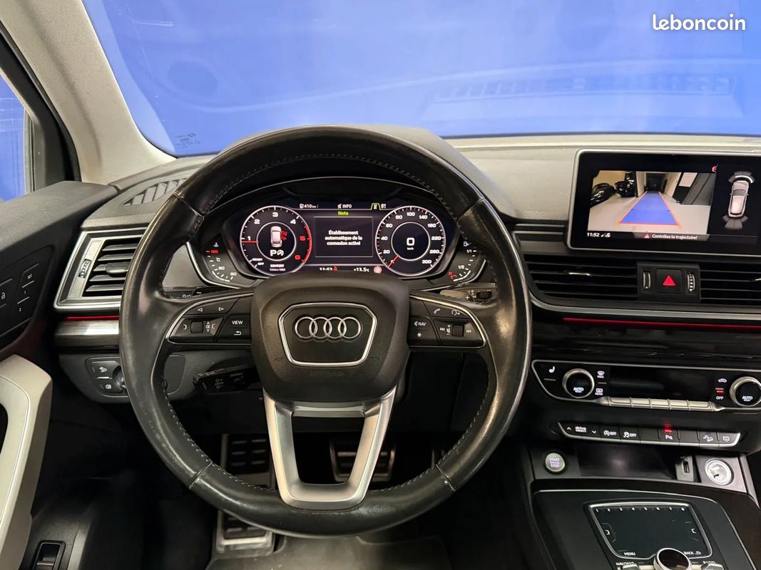 AUDI Q5 II 40 TDI 190ch Avus quattro S tronic 7 - Origine France - 4 Pneus Neufs - Toit Ouvrant - Attelage - Apple Carplay - Virtual Cockpit - (image 13)