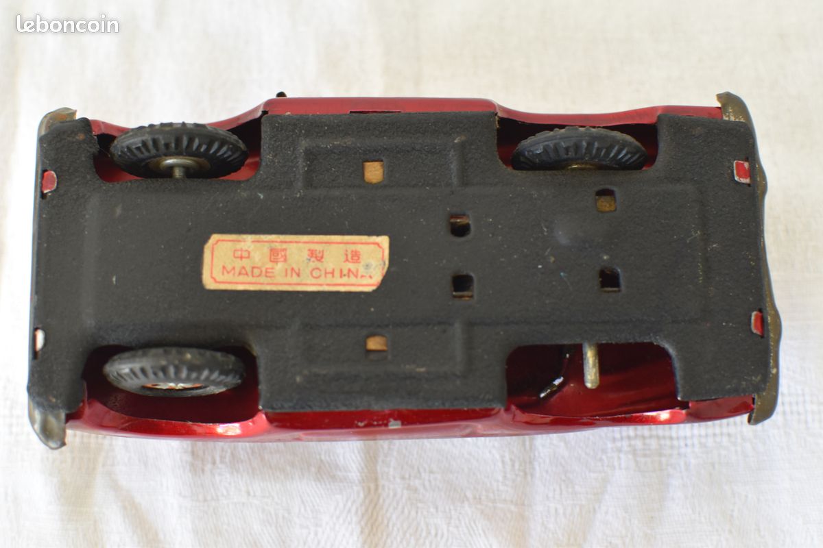 Lot 6 Véhicules Jouets Tôle Anciens – Friction MF 948 – Voitures Miniatures Chine