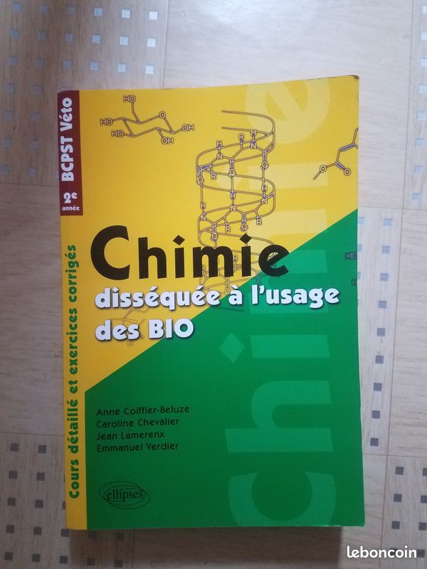 Chimie disséquée pour BIO BCPST 2eme Année (image 1)
