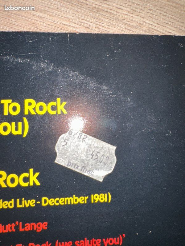 AC/DC - For those about to rock ( vinyle maxi single) (image 3)