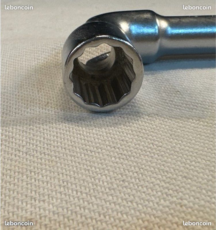 FACOM 76.12 Clé à pipe débouchée forgée 12 pans x 6 pans 12mm (image 3)