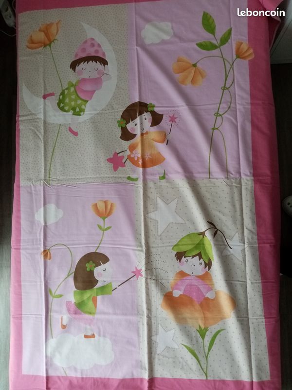 Housse de couette + taie + drap housse pour fillette (image 1)