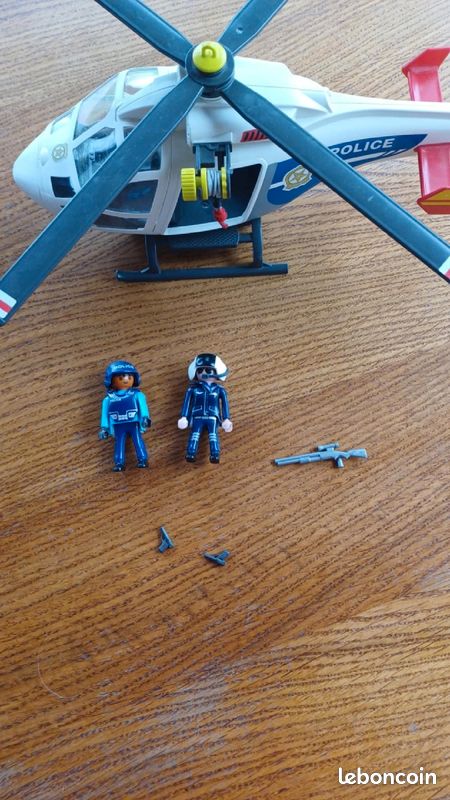 Playmobil hélicoptère police 6921 Jeux Jouets