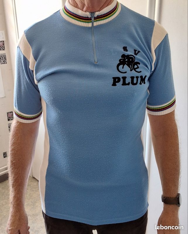 Maillot cycliste vintage MOTOBECANE années 80 maglia shirt jersey
