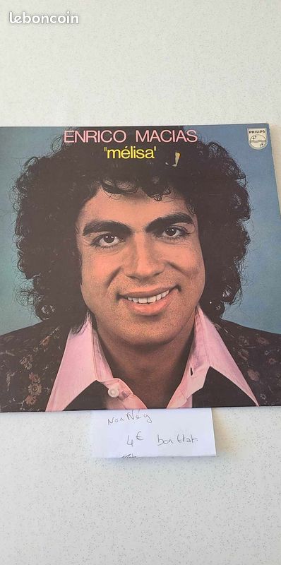 Vinyles E.MACIAS T. ROSSI C.FRANCOIS 33T (image 2)
