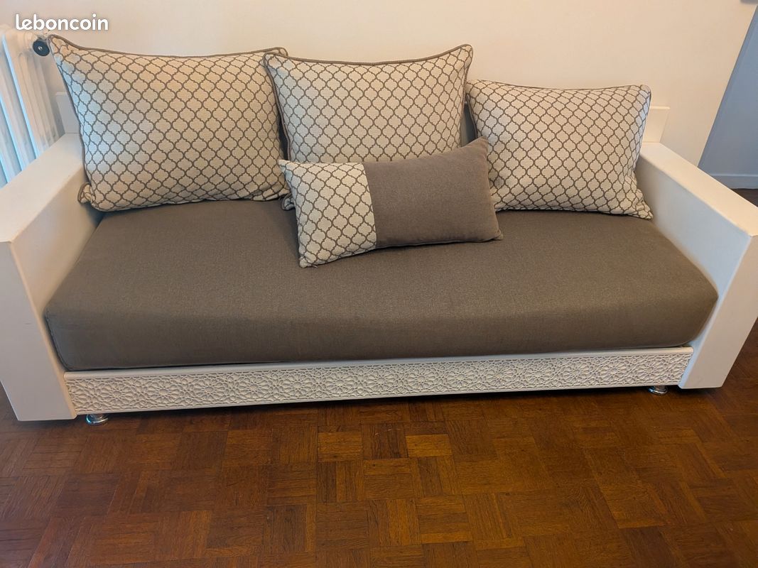 Lot de 2 canaper marocains + matelas + coussins (image 8)