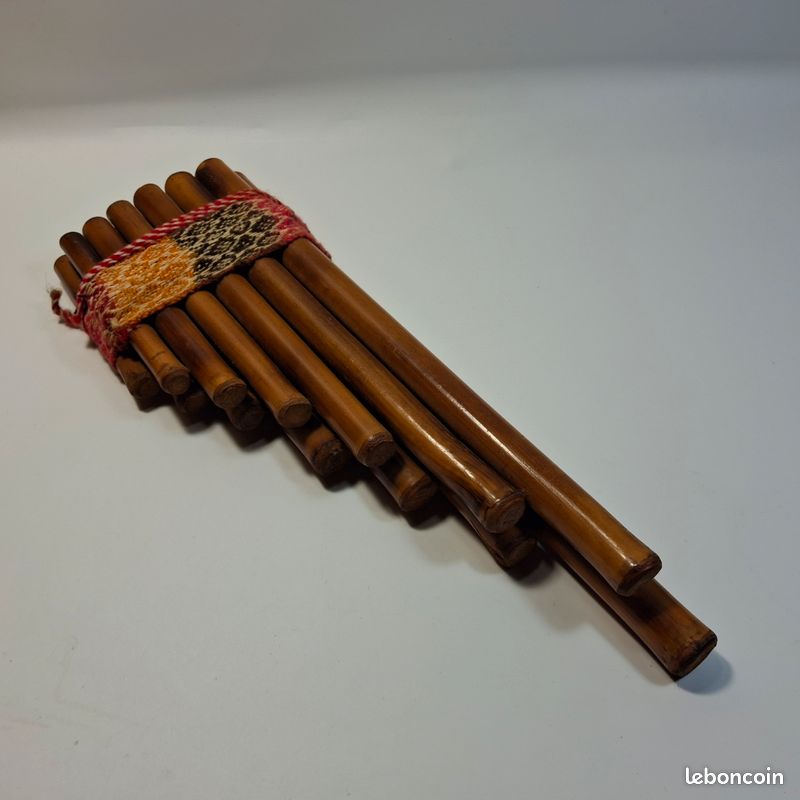 Instrument Commerce équitable Flûte Zampona Péruvienne 13 Tuyaux - Instrument Traditionnel Andes Commerce équitable Artisanat