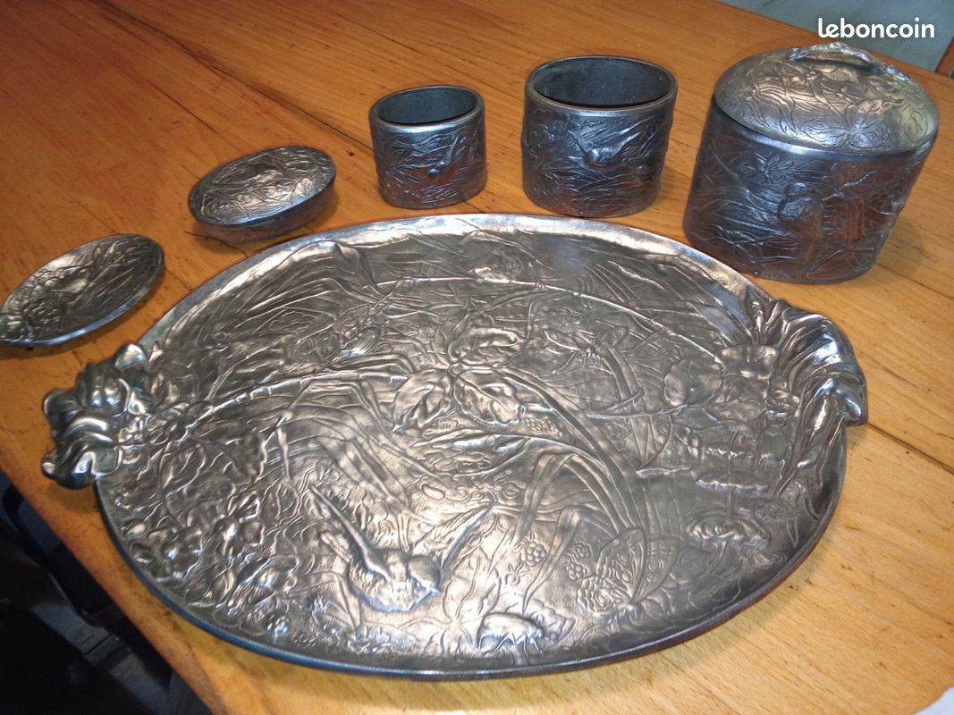 Bel Ensemble Ancien a Thé ou Fumeur CHINOIS 19ÉME (image 4)