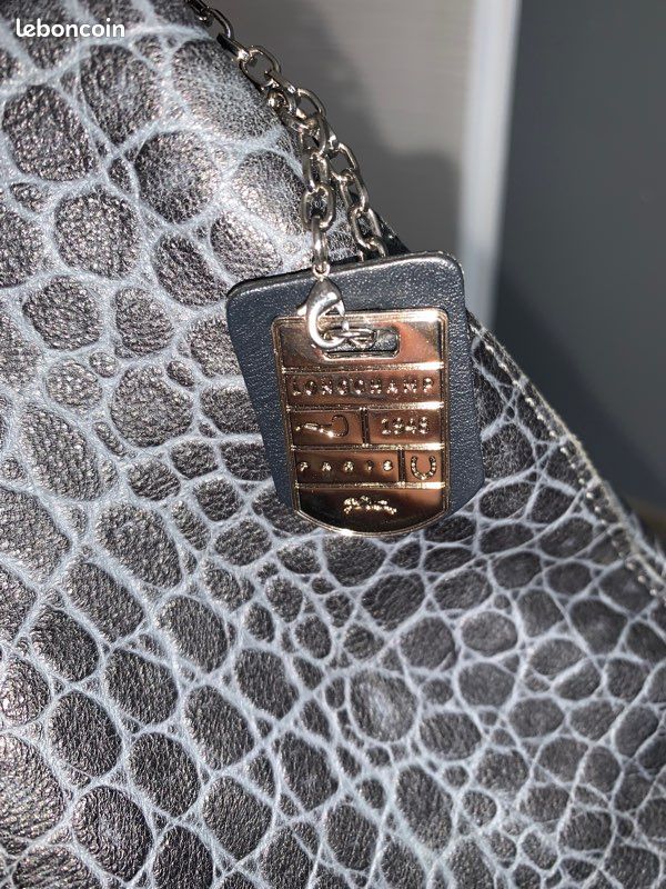 Sac Longchamp bleu marine (image 3)