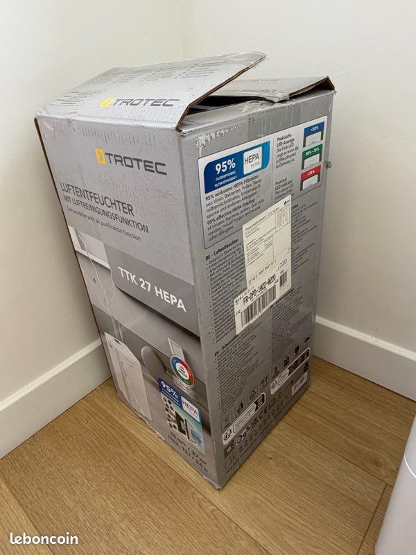 Déshumidificateur-purificateur TTK 70 HEPA (Plus) - – Traitement de l' Air et de l'Eau au Maroc