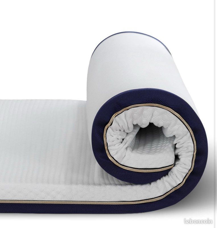 Surmatelas BedStory 7,6 cm – Mémoire de forme Gel – 90x190 (image 1)