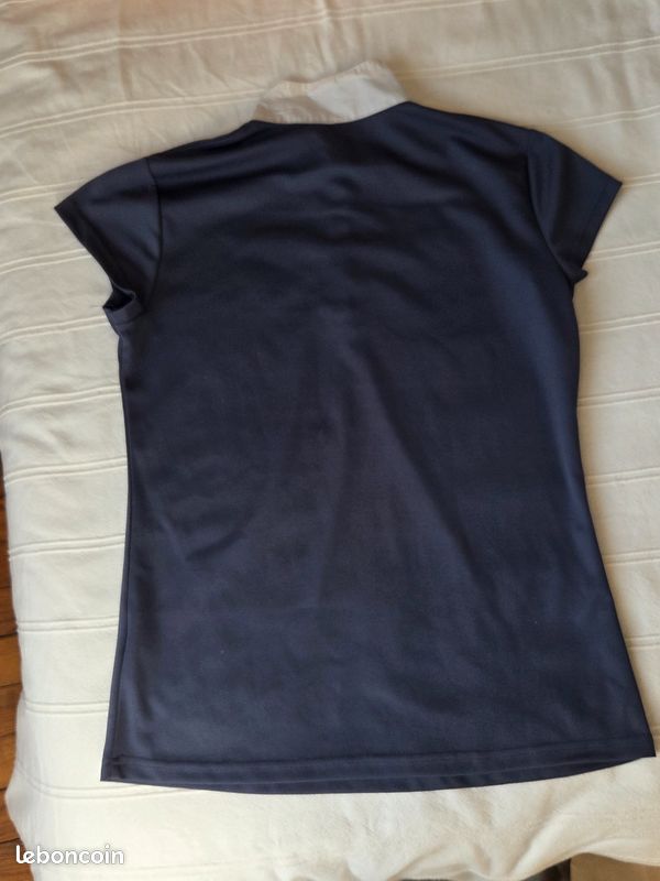 Chemise équitation Femme Chemise Manches Longues équestre Kerrits Femme - Taille M, Rayures Vert/gris - Neuf Chemise équitation Kerrits Femme