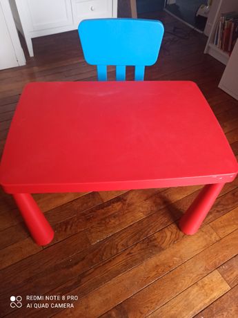 MAMMUT Chaise enfant, intérieur/extérieur/rouge - IKEA CA