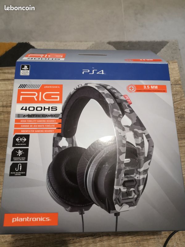 Nacon Rig 400hs Plantronics Rig 400 Ps4 Nacon Plantronics RIG