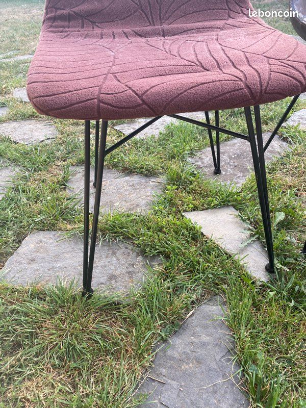 2 chaises pieds « épingle « (image 4)