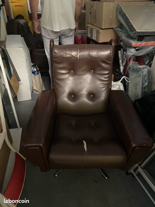 Vends 100 - 1 fauteuil vintage 70s (image 3)