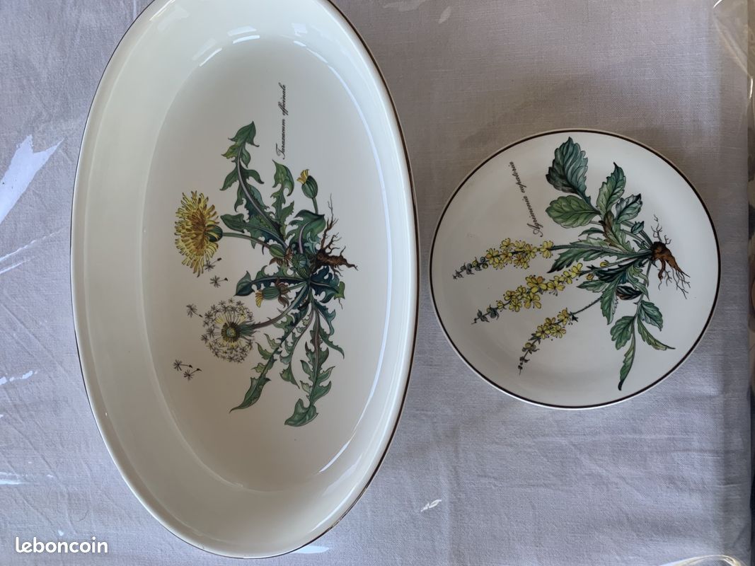 Plat et dessous plat villeroy & boch (image 1)