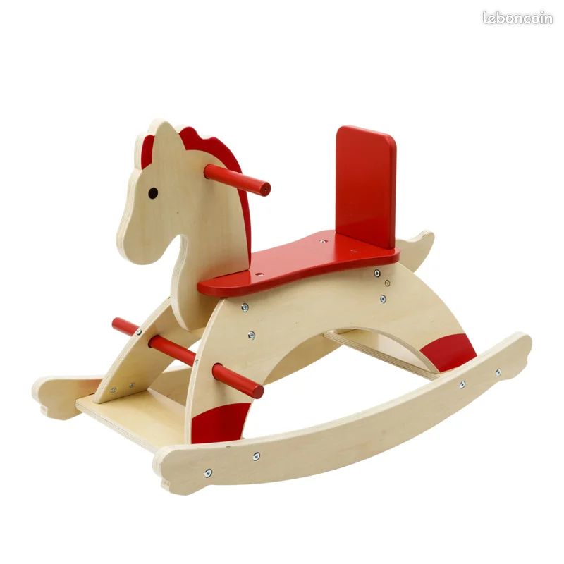 Cheval à bascule en bois état neuf (image 1)