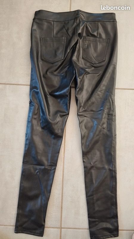 Pantalon Legging Noir Femme Legging Cuir Pantalon Legging Noir