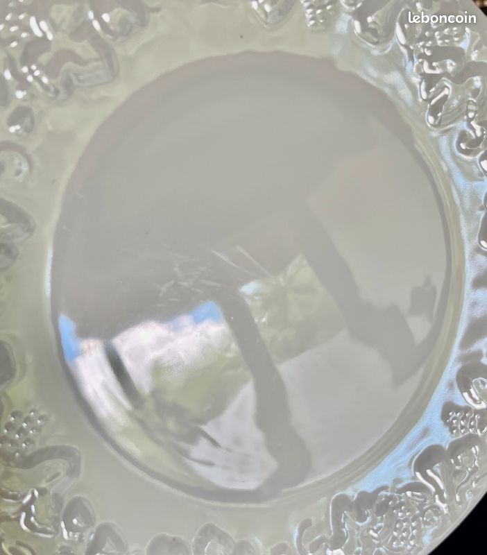🌺🌸 White Collection - Lot n° 2602 - 6 Assiettes plates "California" - Deshoulières - Limoges 🇫🇷 (image 16)