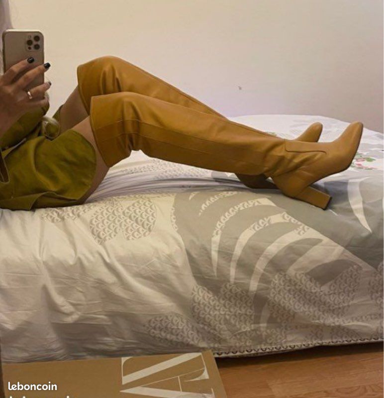 ZARA cuissardes hautes taille 37 Chaussures