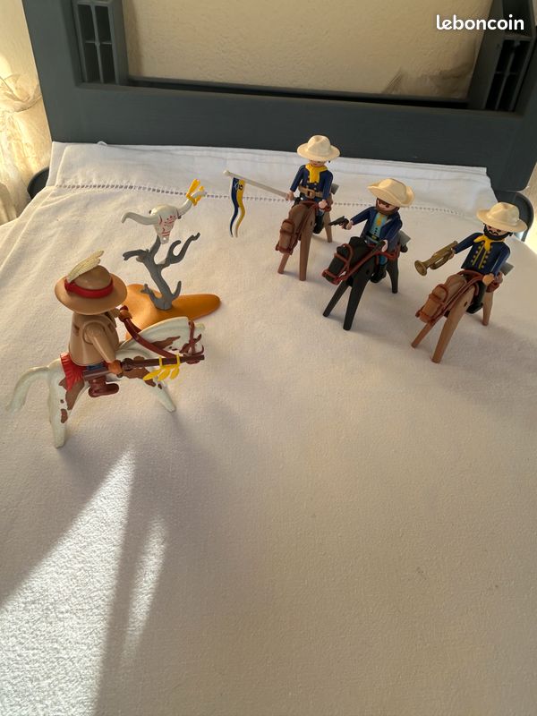 PLAYMOBIL WESTERN SUDISTE nordiste corps des marines du Texas EUR 25,00 - FR