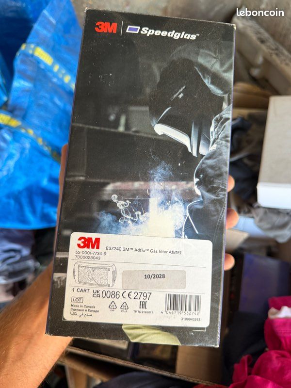 3M Adflo Filtre à gaz A1B1E1 #837242 (image 2)