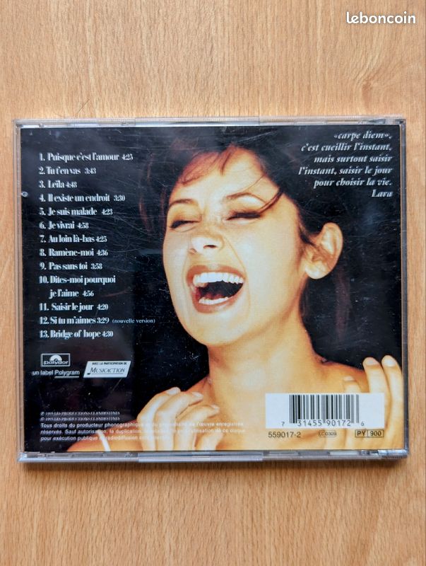 CD Lara Fabian Carpe Diem (image 2)