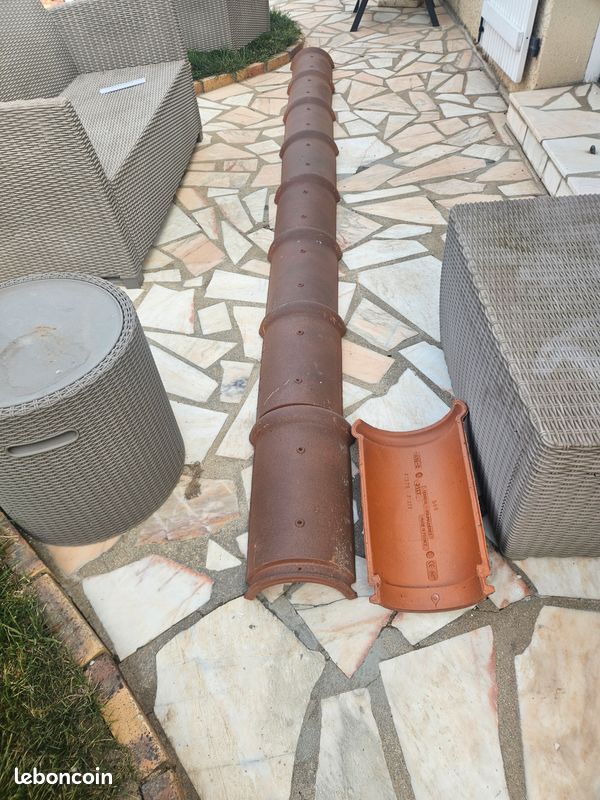 Tuile faitieres demi ronde neuf (image 1)