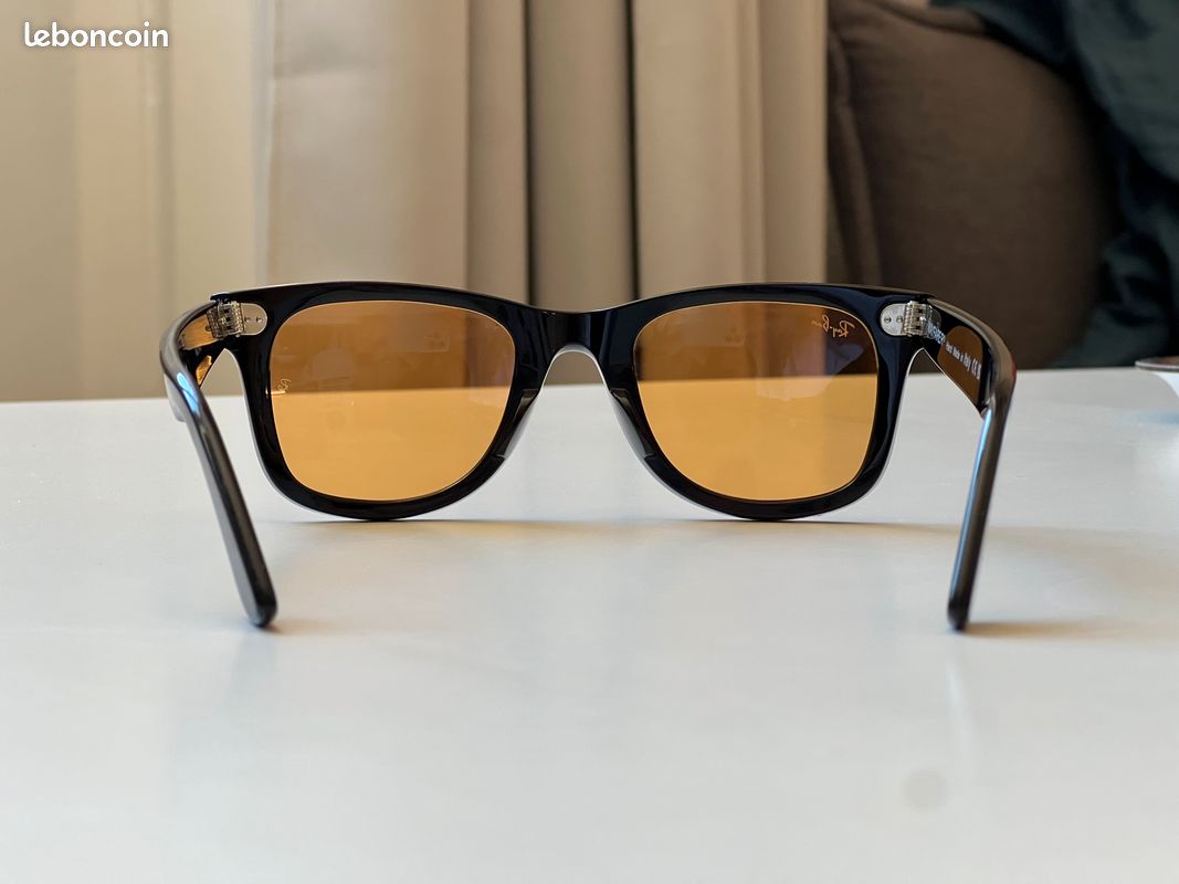 Rayban Wayfarer verres oranges + étui premium (image 7)