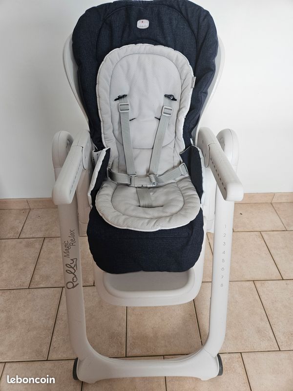 Transat chaise haute Chicco Polly magic relax (image 2)