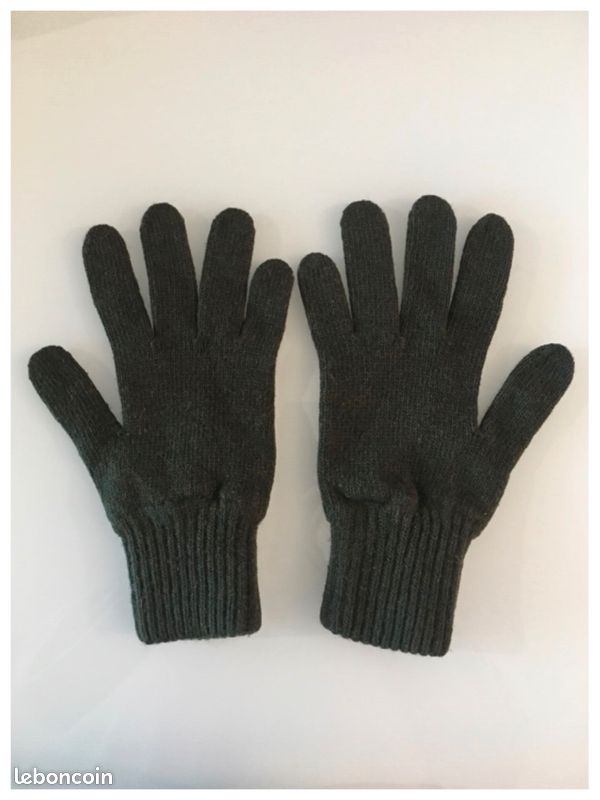 Gants verts laine femme Zara Taille : M (image 2)