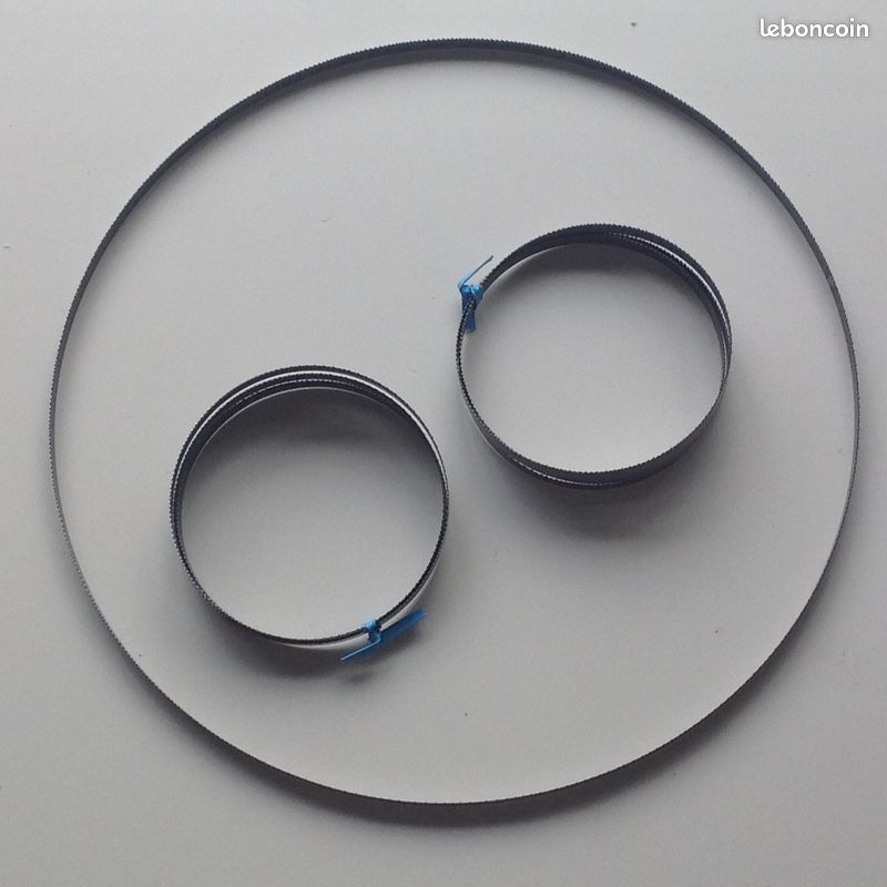 SBM Lot 3 Lames Scie à Ruban Acier 1425 X 6 X 0,65 Mm - 18 Dents/2,5cm - Bois & Plastique