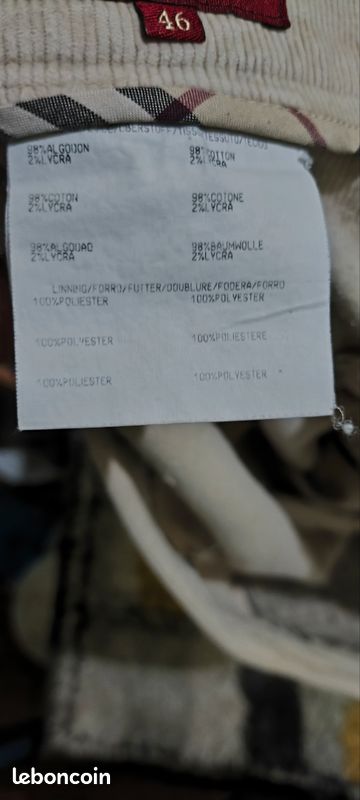 Pantalon Burberry authentique (image 3)