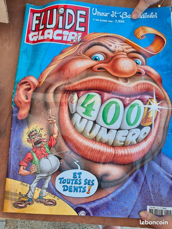 18 Magazines Bande Dessinée Fluide Glacial+1 Petit Spécial Jeux+1 Grand Spécial le 400ème numéro (image 2)
